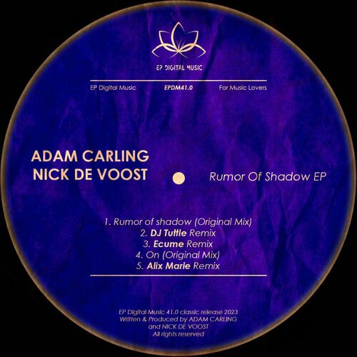  Adam Carling & Nick De Voost - Rumor Of Shadow (2023) 